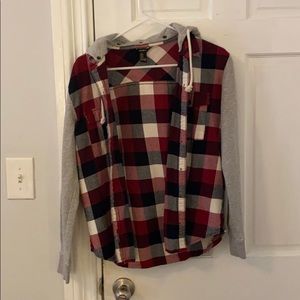 Hooded flannel